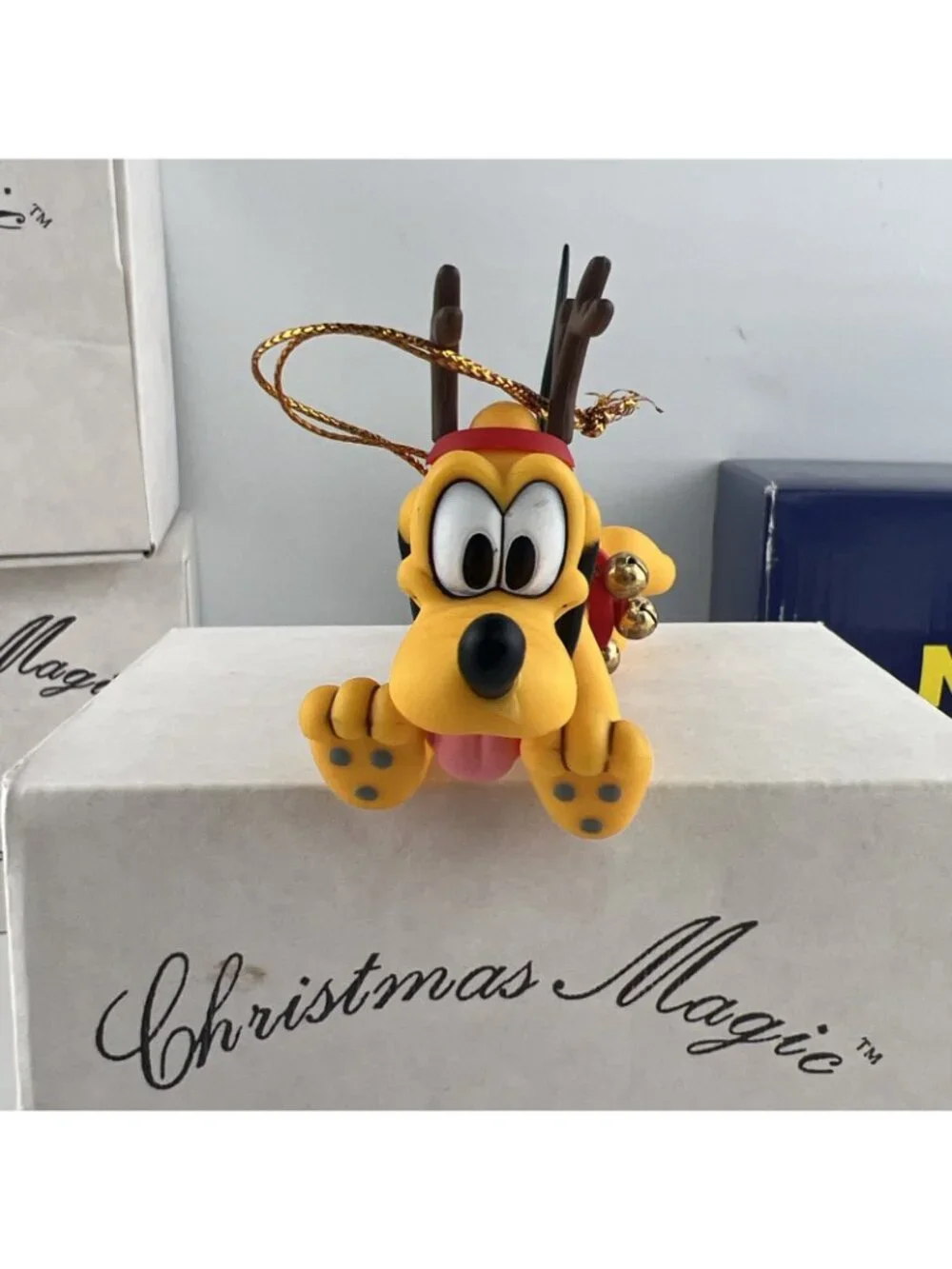 Disney Grolier Christmas Magic & Presidents Ornaments Minnie Daisy Jiminy Pluto